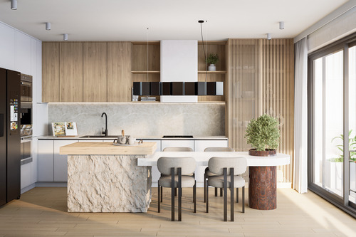 Küche - Terrassenwohnung mit 88,20 m&sup2; in Okrug Donji zum Kaufen