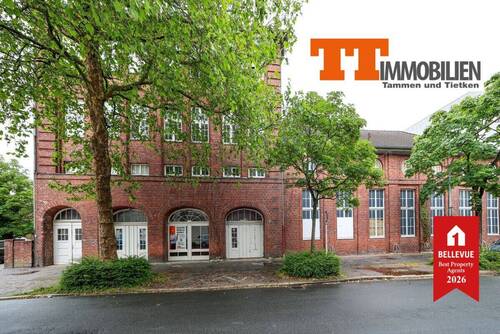Außenansicht - TT bietet an: Wo Geschichte Raum bekommt - Repräsentative Gewerbefläche mit Charakter in Wilhelmshavens Südstadt!