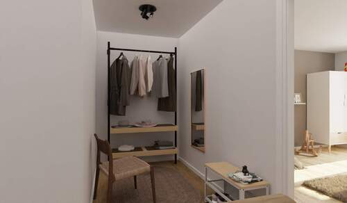 Eingangsbereich mit viel Platz für die Garderobe - 5 Zimmer Reihenmittelhaus zum Kaufen in Herzogenrath-Kohlscheid