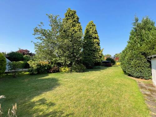 Gartenansicht vom Haus - Doppelhaushälfte mit 88,00 m&sup2; in Hamburg zum Kaufen