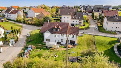 Außenansicht Drohne 2 - 9 Zimmer Mehrfamilienhaus, Wohnhaus zum Kaufen in Mainburg