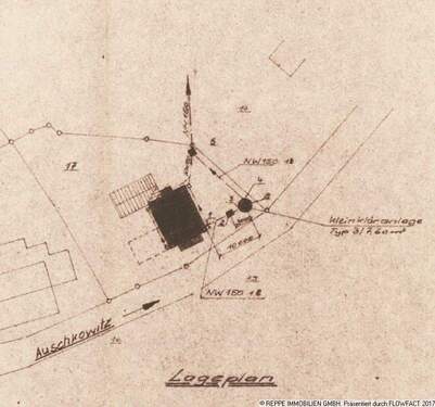 historischer Lageplan 1980 - 