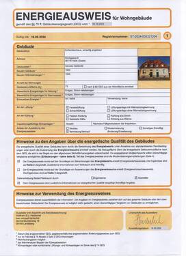 Energieausweis S.1 - 