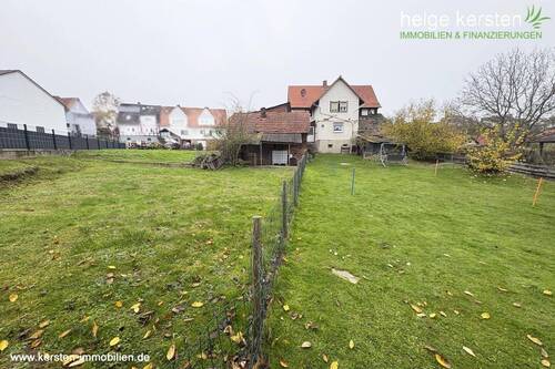 Hausrückseite_Garten - 5 Zimmer Einfamilienhaus in Alheim
