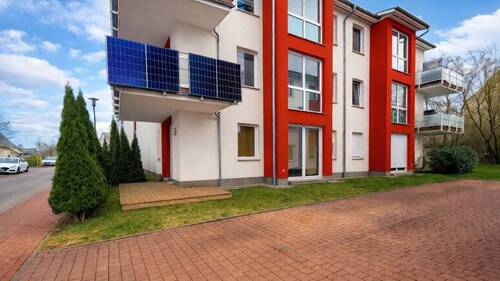 Ansicht Terrasse - 2 Zimmer Etagenwohnung zum Kaufen in Kritzmow