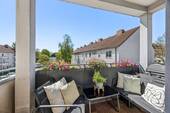 Balkon - Etagenwohnung mit 59,00 m&sup2; in Düsseldorf / Holthausen zum Kaufen