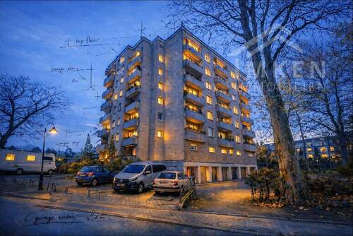 KI generiert - Helle, frisch sanierte 2-Zimmer-Wohnung mit Balkon in Wedel.