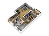 Grundriss der Wohnung - 