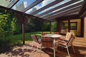 Terrasse-Blick in den Garten - Einfamilienhaus mit 180,00 m² in Norderstedt zum Kaufen