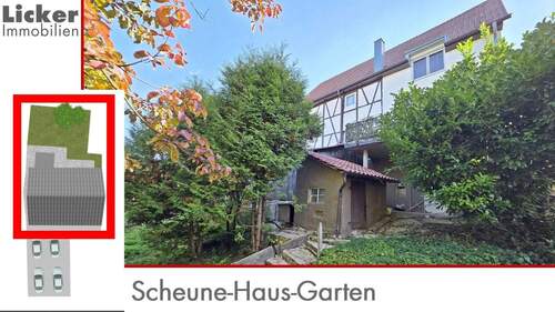 Scheune-Haus-Garten - 