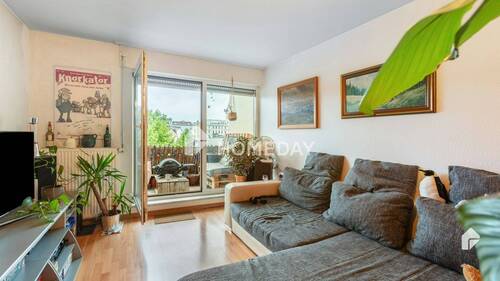 Wohnzimmer 2 - Etagenwohnung mit 64,60 m² in Leipzig zum Kaufen