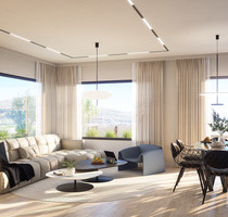 Die Terrasse öffnet sich zum Meer - Palatium Solis in Trogir schenkt Ihnen Küstenruhe in Perfektion - Okrug Donji