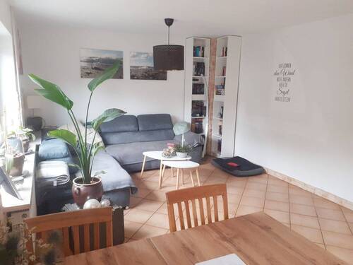 Wohnzimmer - Doppelhaushälfte mit 132,40 m&sup2; in Meldorf zum Kaufen