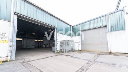 Außenansicht Halle 3 & 4 - 