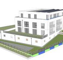 Moderne 3-Zimmer-Neubauwohnung im Dachgeschoss mit großer Dachterrasse in Münsingen