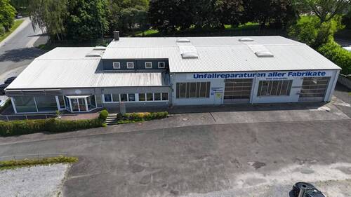 Luftbild - Halle in Bad Camberg