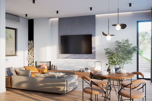 Wohnzimmer - 4 Zimmer Etagenwohnung in Okrug Donji