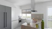 Visualisierung 1. DG Küche - Etagenwohnung mit 103,40 m² in Rottenburg zum Kaufen