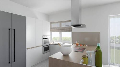 Visualisierung 1. DG Küche - Etagenwohnung mit 103,40 m² in Rottenburg zum Kaufen