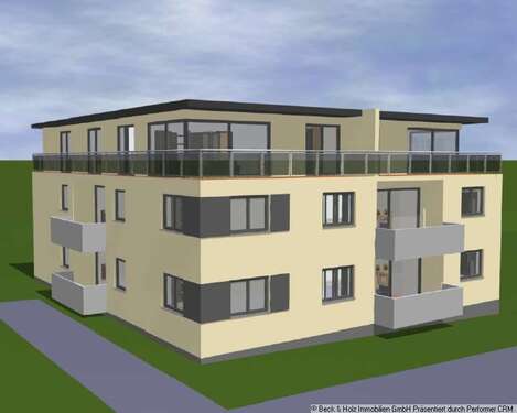 Bebauungsbeispiel - Schönes Baugrundstück in guter Lage von Freital! *mit Vorentwurf zum Bau eines Mehrfamilienhauses*