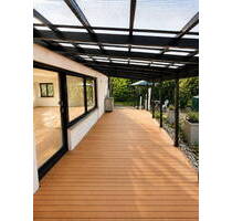 Sanierte 3-Zimmer-Gartenwohnung mit Einbauküche, Terrasse, Privatgarten - Wackernheim