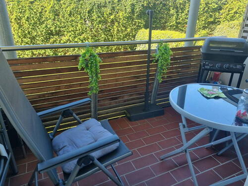 Balkon mit Gartenaussicht - 
