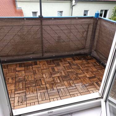 Balkon - 2 Zimmer Etagenwohnung zur Miete in Großpösna-Seifertshain