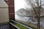 Ausblick vom Balkon auf den Delft - 