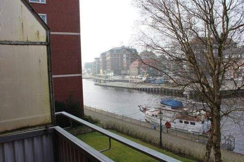 Ausblick vom Balkon auf den Delft - 