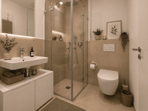 Bad 2 mit Dusche - 