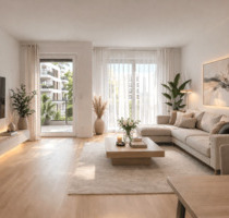 Exklusive 3-Zimmer-Wohnung mit SüdWest-Balkon, EBK, 2 Bädern & Tiefgarage in München-Nymphenburg
