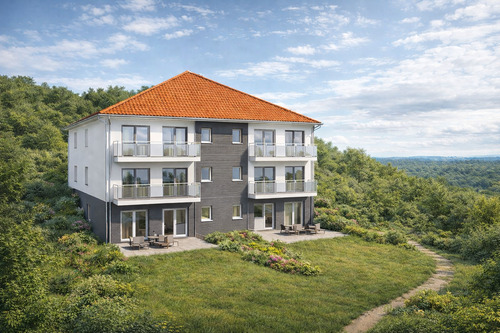 Ansicht Balkone_1 - Exklusive Neubauwohnung mit Panoramablick in begehrter Lage von Radebeul