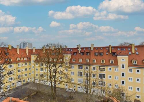 Ausblick in den Innenhof - 