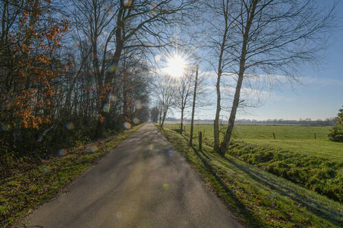 Blick in die ruhige Straße - 