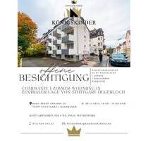 Charmante 1-Zimmer-Wohnung in zentraler Lage von Stuttgart-Degerloch - - Stuttgart / Degerloch