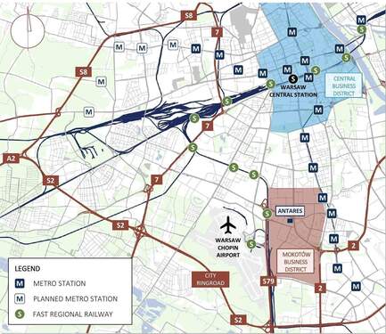 Bürogebäude Antares - Büro zum Kaufen in Warszawa