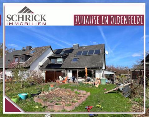SCHRICK IMMOBILIEN: Oldenfelde - Zentrale Wohnlage mit großem Garten und Perspektive. Vermietetes Endreihenhaus mit Zukunftspotential