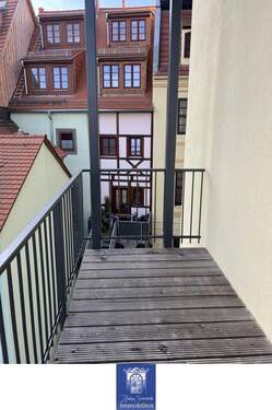 Balkon - 3 Zimmer Etagenwohnung in Meißen
