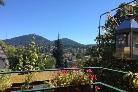 Bild1.Aussicht mit Balkonjpg.jpg - 2-3 Zimmer Studio Kurhausnähe Baden-Baden