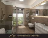 Badezimmer Beispiel - Moderne 2 Zi.-WE mit Balkon I Hochwertige Ausstattung I Neubau I Ruhiger & grüner Innenhof