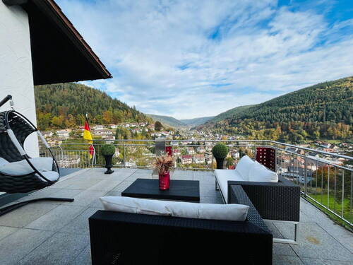 Ausblick Terrasse - 4 - Zimmerwohnung mit atemberaubendem Panoramablick!
