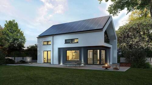 Abendansicht - Einfamilienhaus mit 184,00 m² in Sulzfeld zum Kaufen