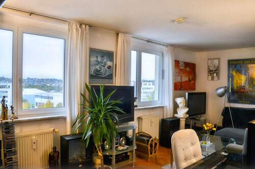 Wohnzimmer - Etagenwohnung mit 55,00 m&sup2; in Ansbach zum Kaufen