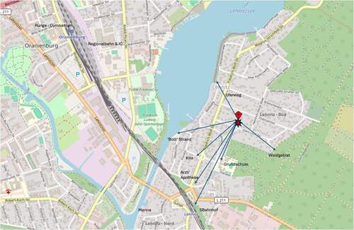 Nähere Umgebung - Grundstück zum Kaufen in Oranienburg