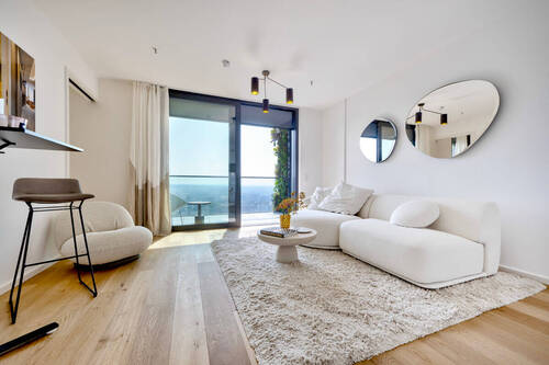 Wohnküche - Elegante City-Wohnung mit atemberaubendem Ausblick, Gym und Concierge-Service