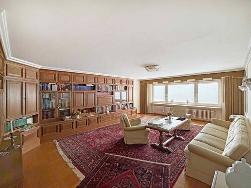 Wohnzimmer - 5 Zimmer Einfamilienhaus in Neckargemünd