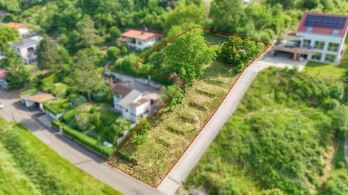 Frontansicht - Grundstück in Gerbrunn