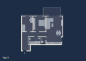 Grundriss Typ 2 - 