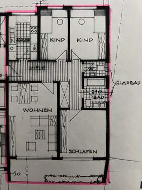 Grundriss.JPG - 4 - Zimmerwhg. in Stadtnähe mit Balkon und Lift