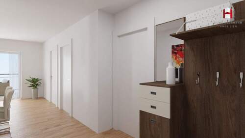 Eingangsbereich Flur - 2 Zimmer Etagenwohnung zum Kaufen in Bestensee